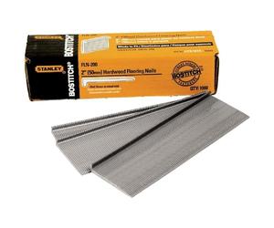 Bostitch FLN-200 50mm Flooring Cleat Nails (Box of 1000), Bright, 1000ct