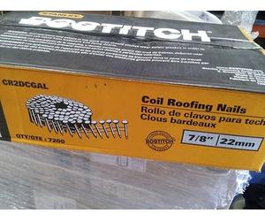 Bostitch Galvanised Roofing Coil Nails 19mm - 44mm (CR2DCGAL - 22mm)