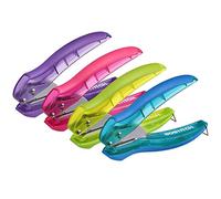 Bostitch InLIGHT Single Hole Punch with Reduced Effort, One Unit Per Pack, Assorted Colors, No Color Choice (2401)