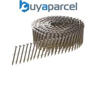 Bostitch N203R35Q Bright Ring Shank Coil Nails 2.1 x 35mm (Pack 24,500) BOSN203R