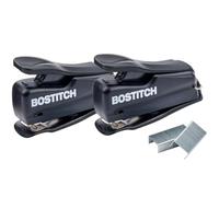Bostitch Nano Mini Staplers, Black, 2-Pack (1830-2PK)