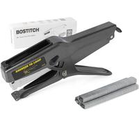 Bostitch Office B8 Plier Stapler Heavy Duty with 1250 1/4" Staples - 45-Sheet No Jam - Full Strip Metal Industrial Stapler - 210 Staple Capacity - for Cardboard, Paper, Fabric