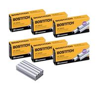 Bostitch Office B8 PowerCrown 0.25 Inch Staples, Pack of 30,000 Staples (STCRP21151/4-6), Silver