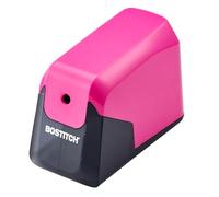 Bostitch Office Battery Pencil Sharpener, 4X Longer Cutter Life, Tip Saver Technology, Pink