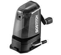 Bostitch Office Multi-Mount Manual Pencil Sharpener, Vacuum Mount or Screw Mount, Black (MPS2-BLK)