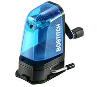 Bostitch Office Multi-Mount Manual Pencil Sharpener, Vacuum Mount or Screw Mount, Blue (MPS2-BLUE)