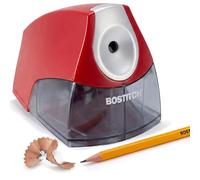 Bostitch Office Personal Electric Pencil Sharpener, Powerful Stall-Free Motor, High Capacity Shavings Tray, Red (EPS4-RED)