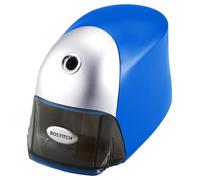 Bostitch Office QuietSharp Executive Heavy Duty Electric Pencil Sharpener for 65% Faster Sharpening and 6X Longer Cutter Life - Colored Pencil Compatible, Blue