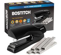 Bostitch Office Stapler Heavy Duty - 40 Sheet Stapler for Desk -Full-Strip - Includes 1260 Staples - Black