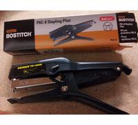 Bostitch P6C-8 Stapling Pliers / Hand Plier. Header cards to bag stapler