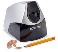 Bostitch Personal Electric Pencil Sharpener, Electrical Automatic Powerful Motor for Fast Sharpening, Compact Electric Sharpener, Includes Sharpening Tray & Safety Switch for Home, School, Office.
