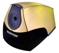 Bostitch Personal Electric Pencil Sharpener, Powerful Stall-Free Motor, High Capacity Shavings Tray, Gold Chrome