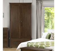 Core Products Tilsbury 2 Door 1 Drawer Wardrobe, Brown