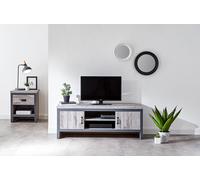 GFW Boston 2 Door TV Unit One Size Grey