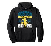 Boston 2021 Marathon Runner 26.2 Miles Pullover Hoodie