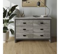 Gfw Boston 3+3 Drawer Chest Grey