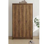 Boston 3 Door Wardrobe Black