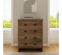 Boston 4 Drawer Chest of Drawers Knotty Oak