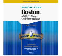 Boston Advance Lenscare Multipack, for RGP Lenses, 3 x 30 ml + 3 x 120 ml | Bausch + Lomb, Rigid Gas Permeable and Hard Contact Lenses, Visibly Tinted, for RGP Lenses, 1 x Lens Case Included