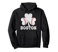 Boston Baseball Shamrock Irish Funny St Patrick's Day Boston Pullover Hoodie