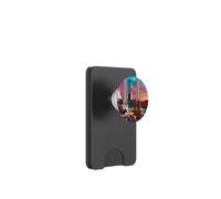 Boston Beagle City Sunset Retro Dog Art PopSockets PopWallet for MagSafe