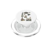 Boston Beantown Harbor Charles River North End District PopSockets PopGrip for MagSafe