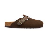 Boston Braided Suede Clogs Caramel
