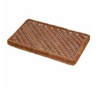 Boston Brush Special Coir & Scraper Mat - Durable 39 x 59 cm & 45 x 75 cm for Ultimate Dirt Control With Metal Frame, Steel Frame (39 x 59cm)