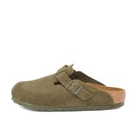 Boston BS Modern Suede Regular Fit - male - Birkenstock - Mules - Green - 10 UK - Shoes 10 UK