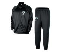 Boston Celtics Courtside Men's Nike NBA Club Peak Tracksuit - Black - Polyester XS