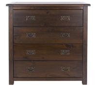 Boston Chest - 4 Drawer - Dark Wood
