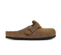 Boston Clogs BS Regular Fit Soft Footbed Suede Dark Tea Tonal, 40 - UK 7
