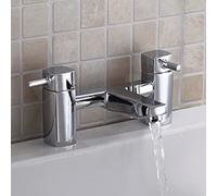 Boston Contemporary Design Deck Mounted Bridge Chrome Bath Filler Tap