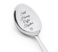 Boston Creative Company Still Having Coffee Together - Friendship Gift - Gift for Friends Who Are Moving Away - Going Away Gifts - Silverware Spoon with Messages LLC