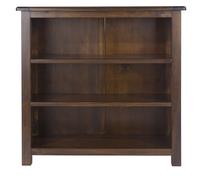 Boston Low Bookcase, Dark Brown