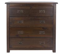 Core Products Tilsbury 4 Drawer Chest of Drawers, Brown