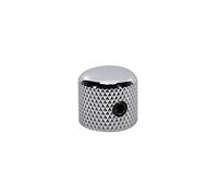 Boston Dome Knob, Metal, Chrome, 15.0 mm x 15.0 mm, with Inner Countersunk Screw, 6.1 mm Shaft