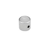 Boston Dome Knob with Mother of Pearl Insert 18 x 18 mm with Screw Nickel