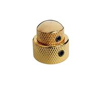 Boston Double Potic Button, Metal, Gold, 14x11 + 19x10mm, with Hexagon Socket, 6.0 + 3.0 mm Shaft