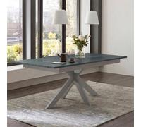 Boston Extending Dining Table - with Stainless Steel Spider Legs - Oiled Ash - Variation Available