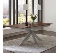 Boston Extending Dining Table - with Stainless Steel Spider Legs - Oiled Walnut - Variation Available