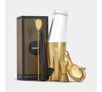7 Piece Stainless Steel Boston Cocktail Shaker Set VonShef Gold One Size