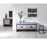 Boston Grey 2 Drawer Coffee Table- SALE-LOCAL DELIVERY ONLY