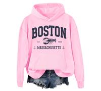 Boston Hoodie, Boston Hoodies, Boston Shirt, Unisex Hoodie Pink