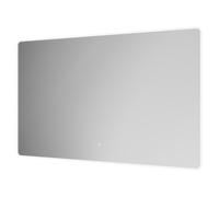 Boston Illuminated Dimmable LED Mirror with Demister and Touch Sensor and Shaver Socket | Glass/Aluminium | 1200mm x 700mm