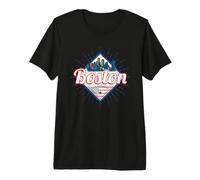 Boston in Massachusetts America Vintage USA Souvenir Premium T-Shirt