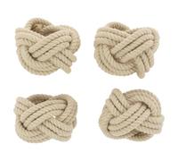 Boston International 2" Sailors Knot Napkin Rings, Set of 4