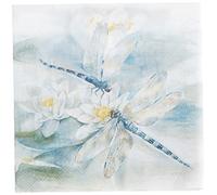 Boston International Ideal Home Range 20 Count 3-Ply Paper Cocktail Napkins, Dragonfly