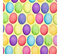 Boston International IHR 3-Ply Paper Napkins, 20-Count Lunch Size, Happy Easter Eggs