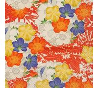 Boston International IHR 3-Ply Paper Napkins, 20-Count Lunch Size, Kimono Flowers Cream